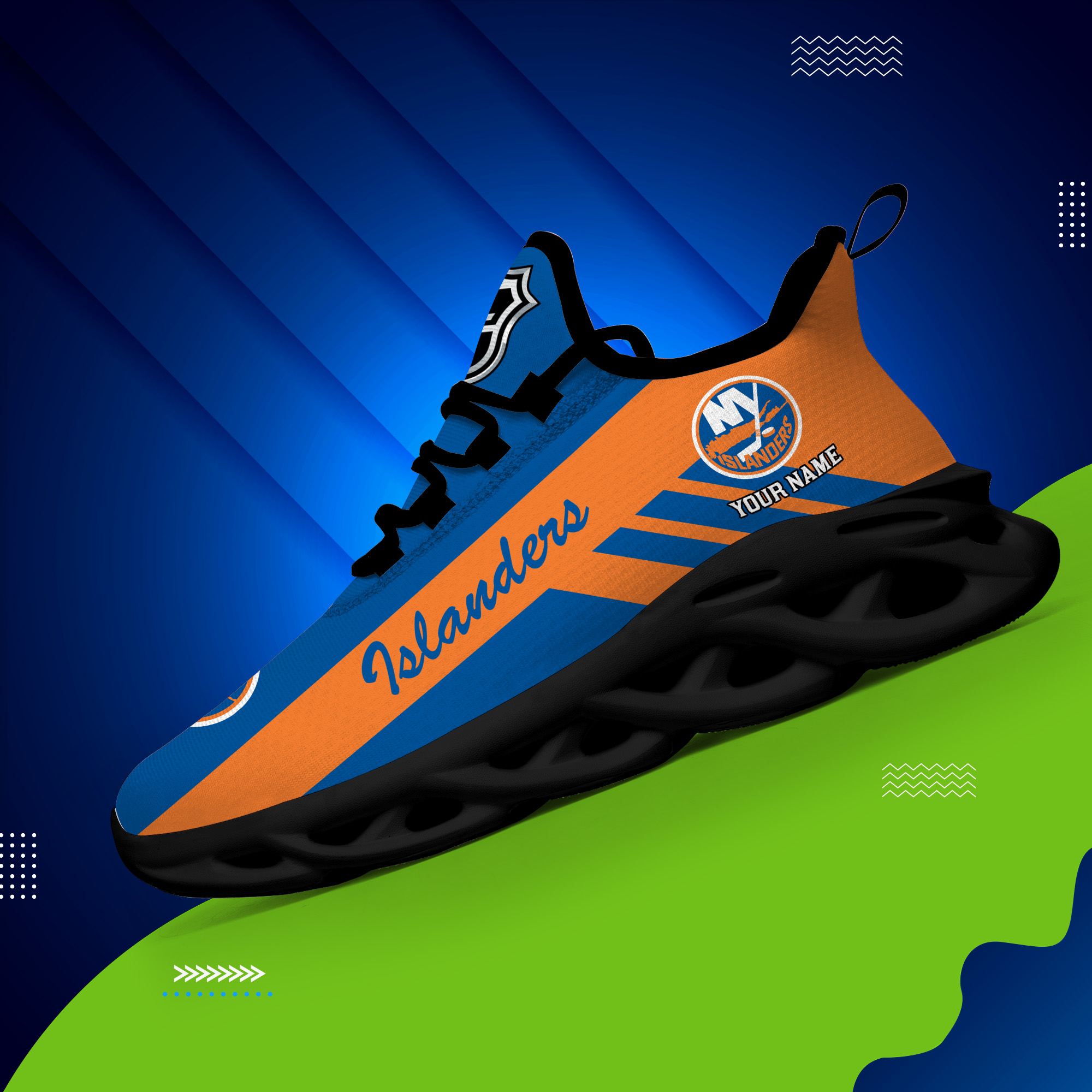 Personalisierter Name der New York Islanders Max Shoes DS004
