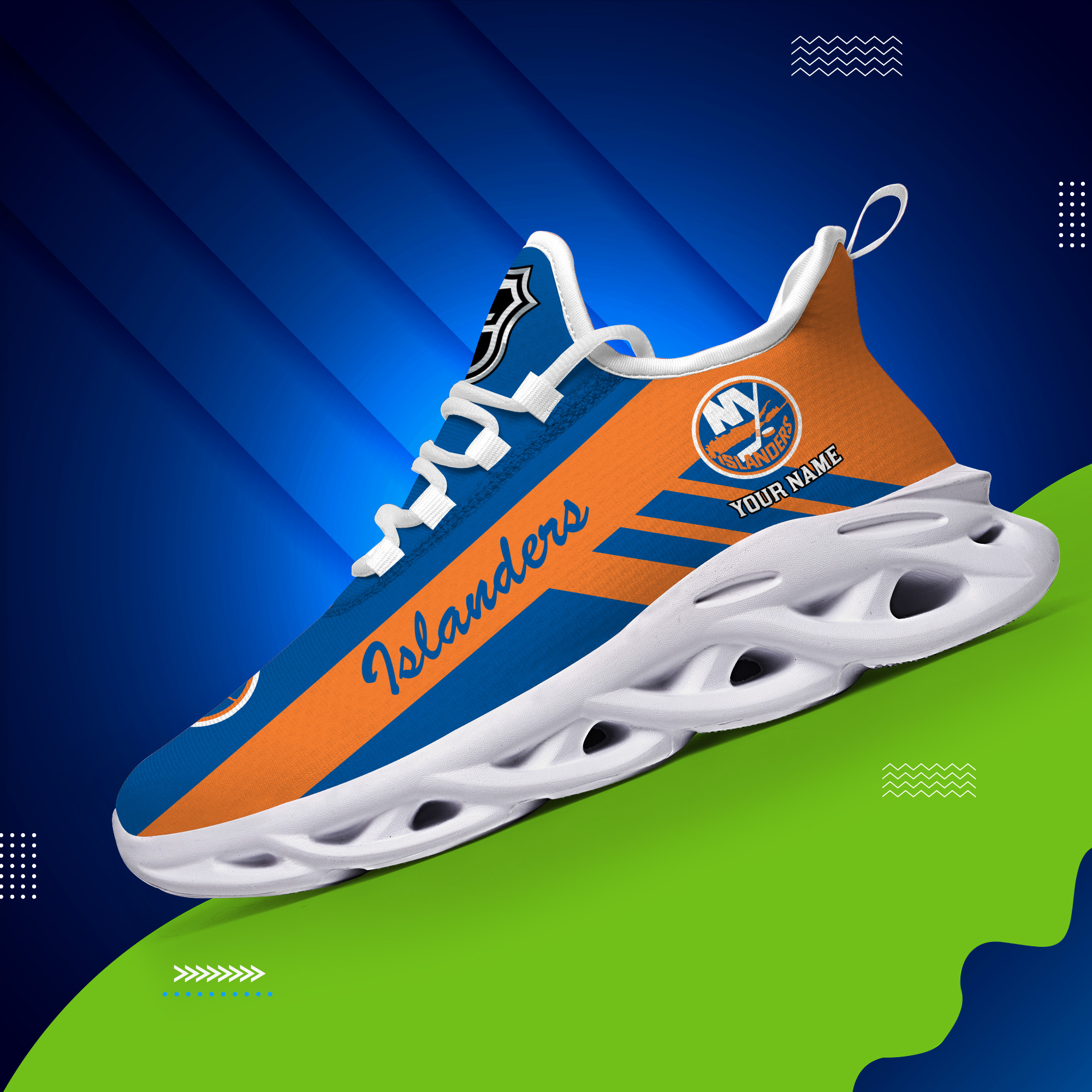 Personalisierter Name der New York Islanders Max Shoes DS004