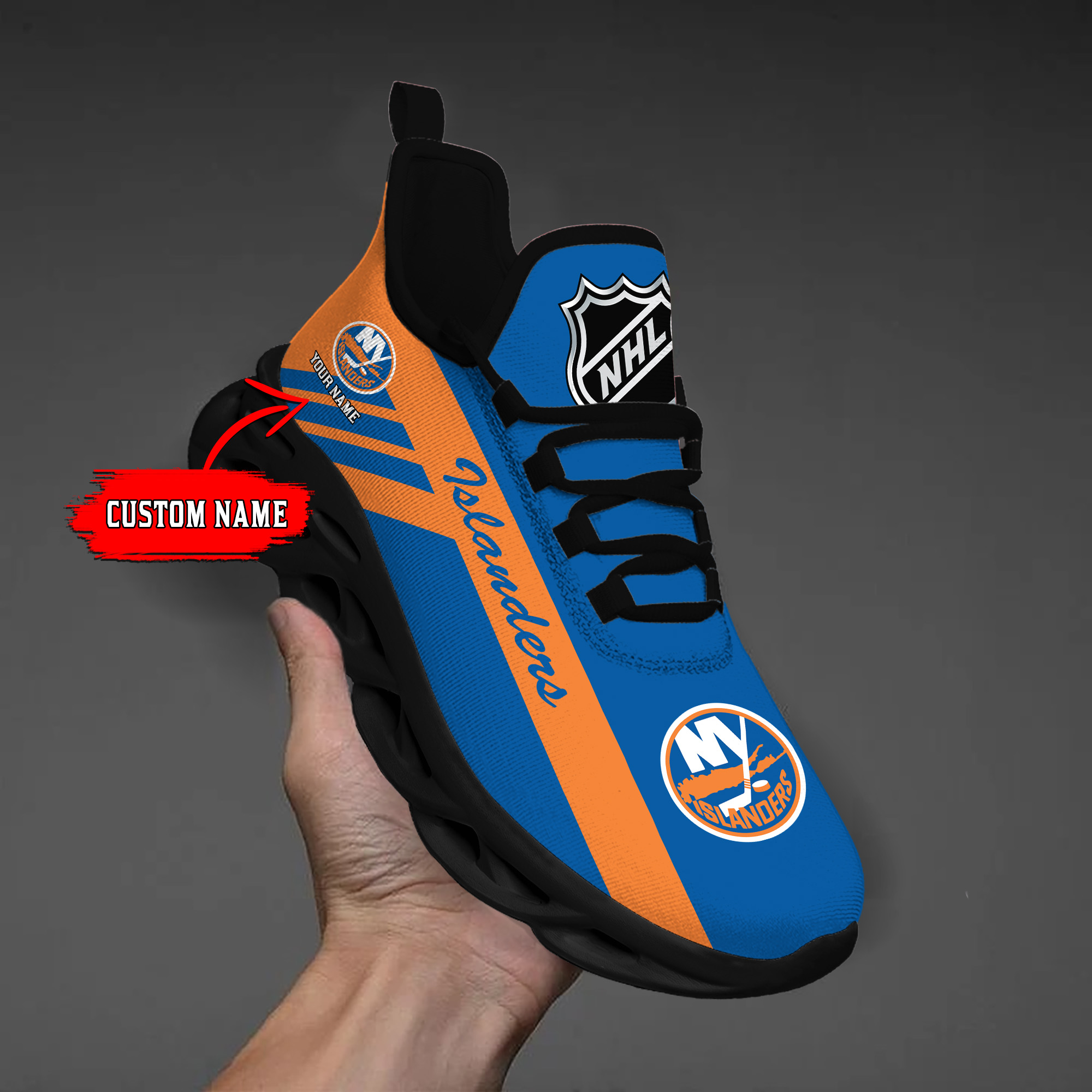 Personalisierter Name der New York Islanders Max Shoes DS004