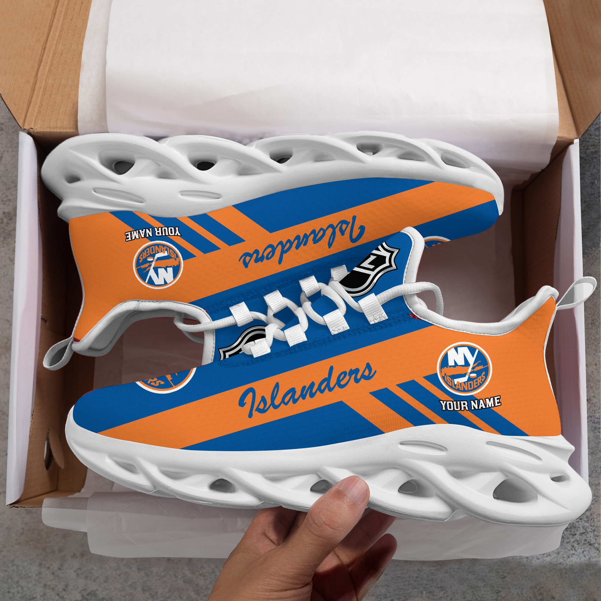 Personalisierter Name der New York Islanders Max Shoes DS004