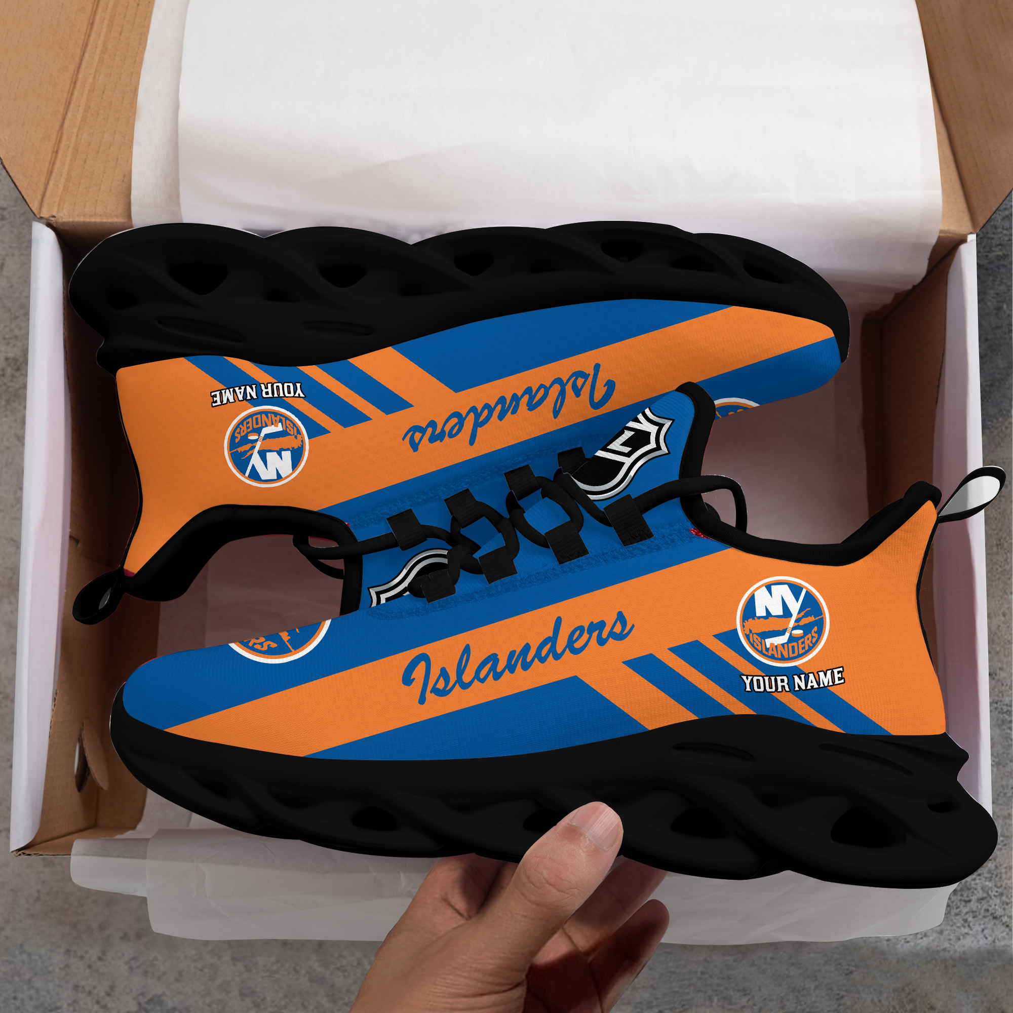 Personalisierter Name der New York Islanders Max Shoes DS004