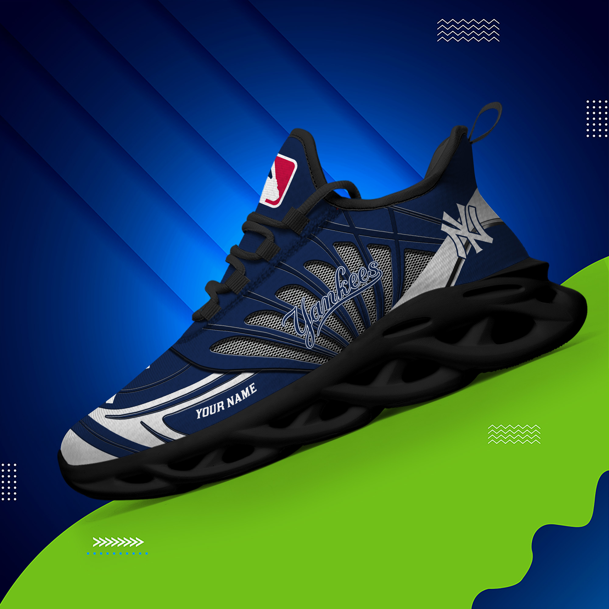 Personalisierter Name der New York Yankees Max Shoes DS005