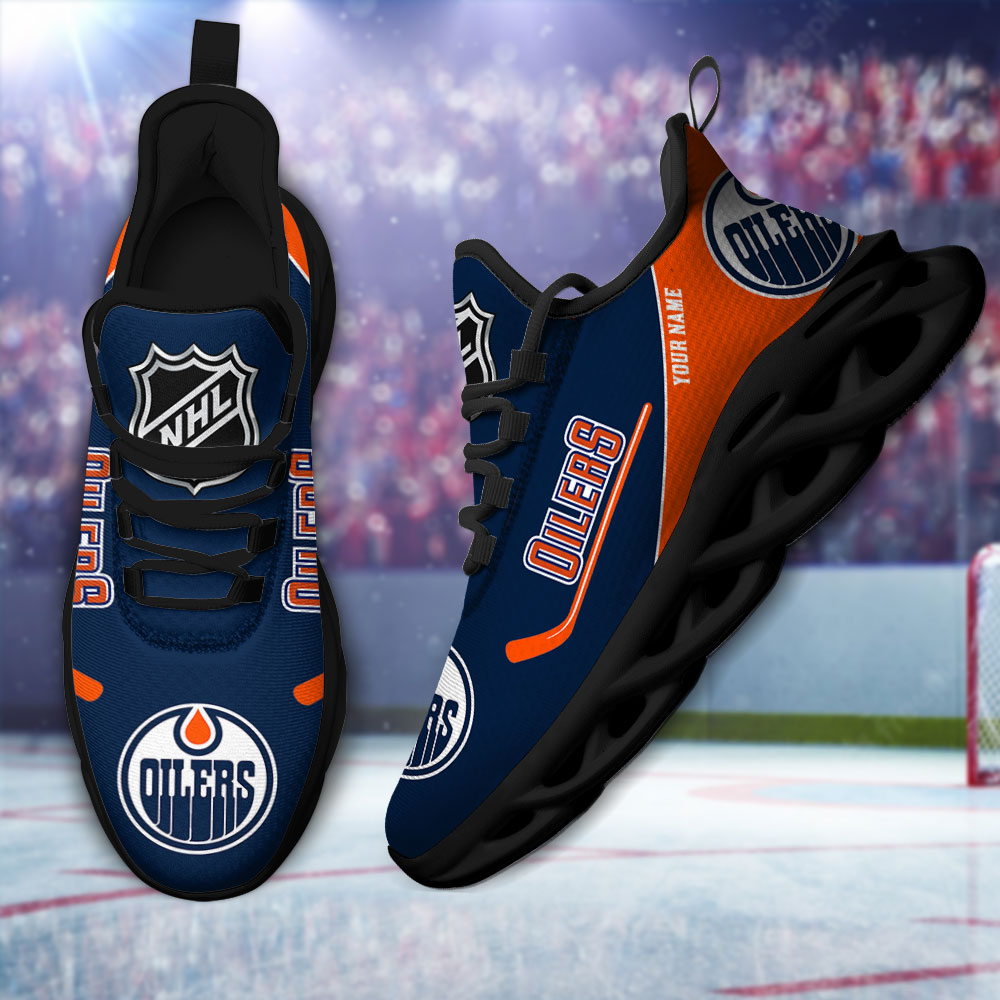 Personalisierter Name Edmonton Oilers Max Shoes DS006 NEU 2022 M1