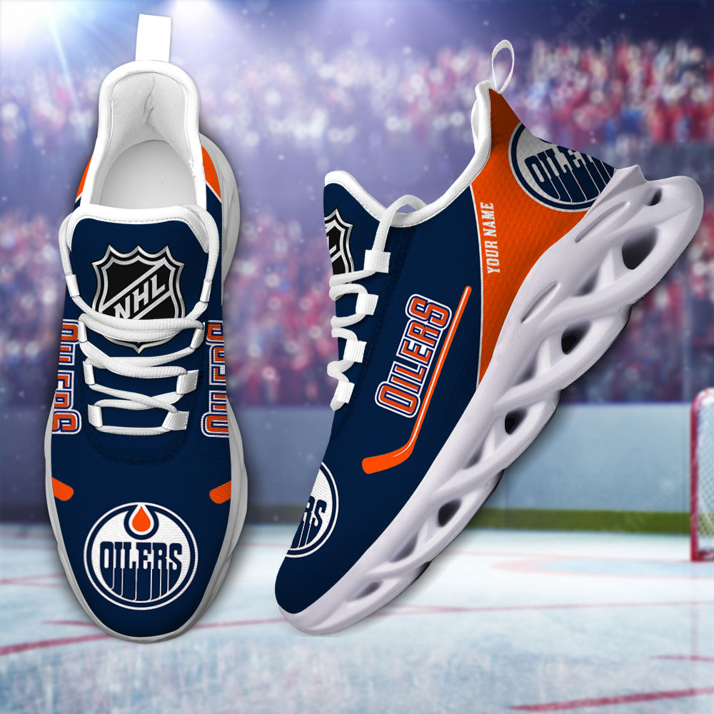 Personalisierter Name Edmonton Oilers Max Shoes DS006 NEU 2022 M1