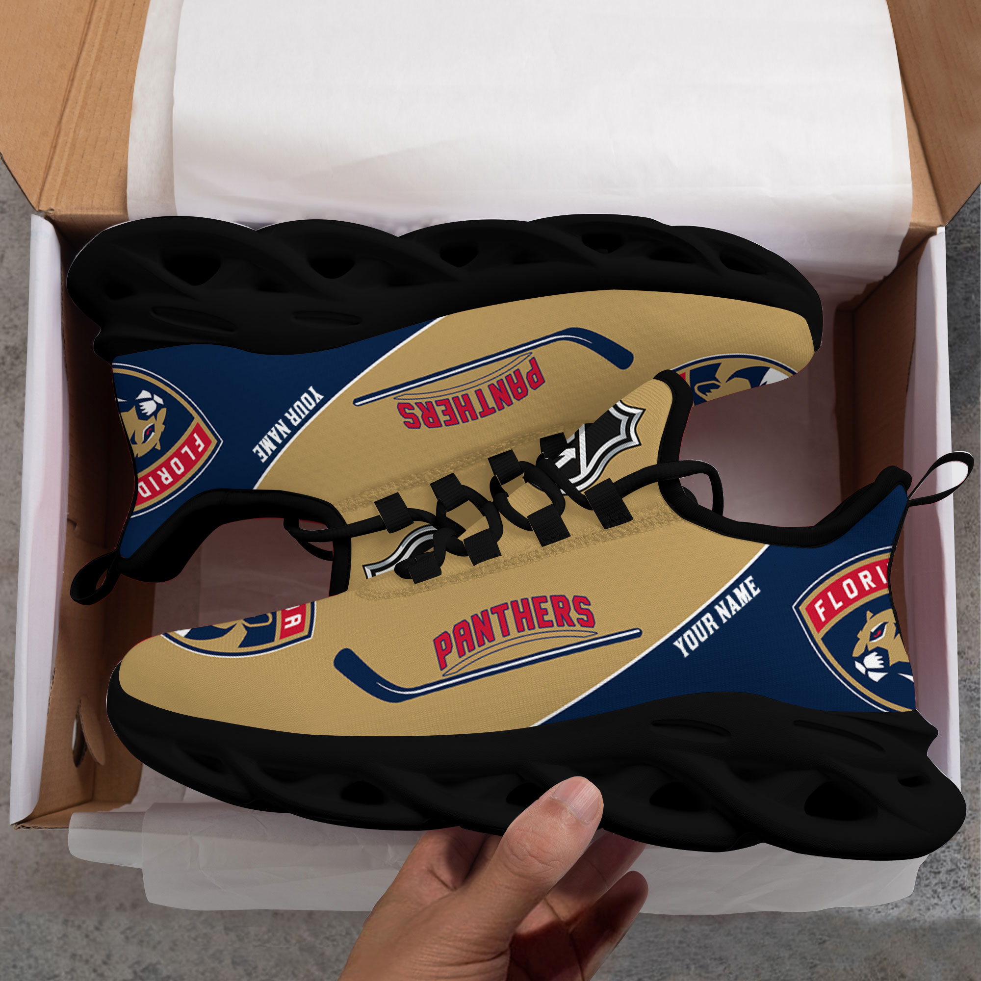 Personalisierter Name Florida Panthers Max Shoes DS006 NEU 2022 M1
