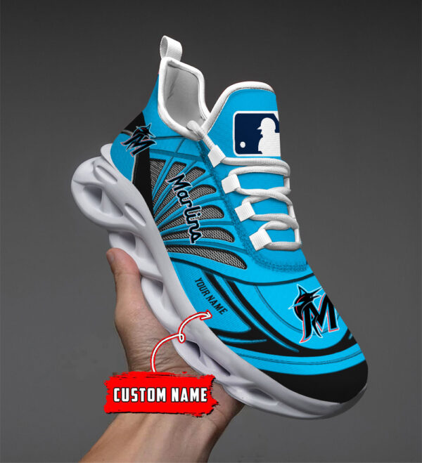 Personalisierter Name Miami Marlins Max Shoes DS005