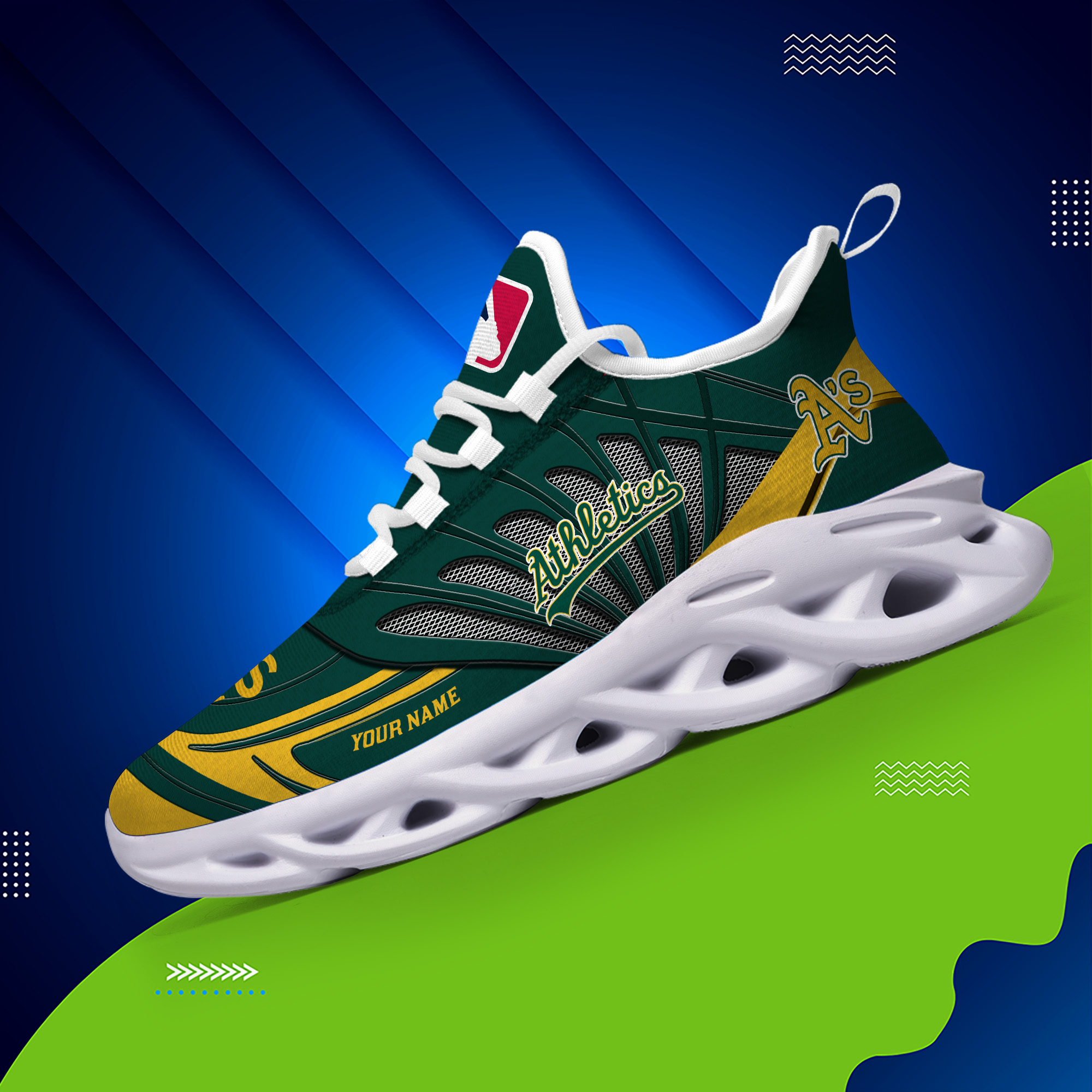 Personalisierter Name Oakland Athletics Max Shoes DS005