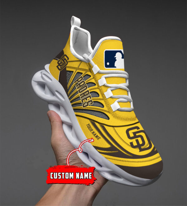 Personalisierter Name San Diego Padres Max Shoes DS005