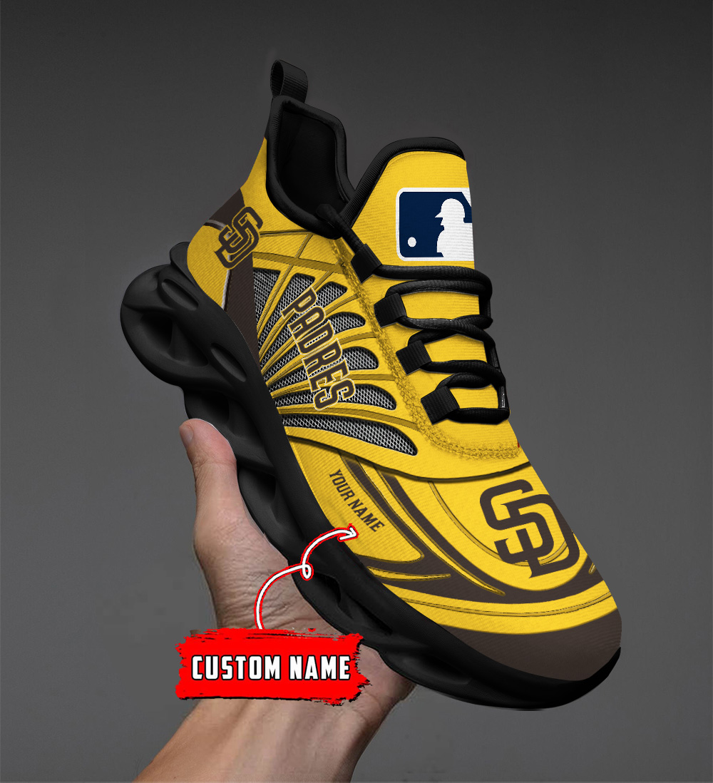 Personalisierter Name San Diego Padres Max Shoes DS005