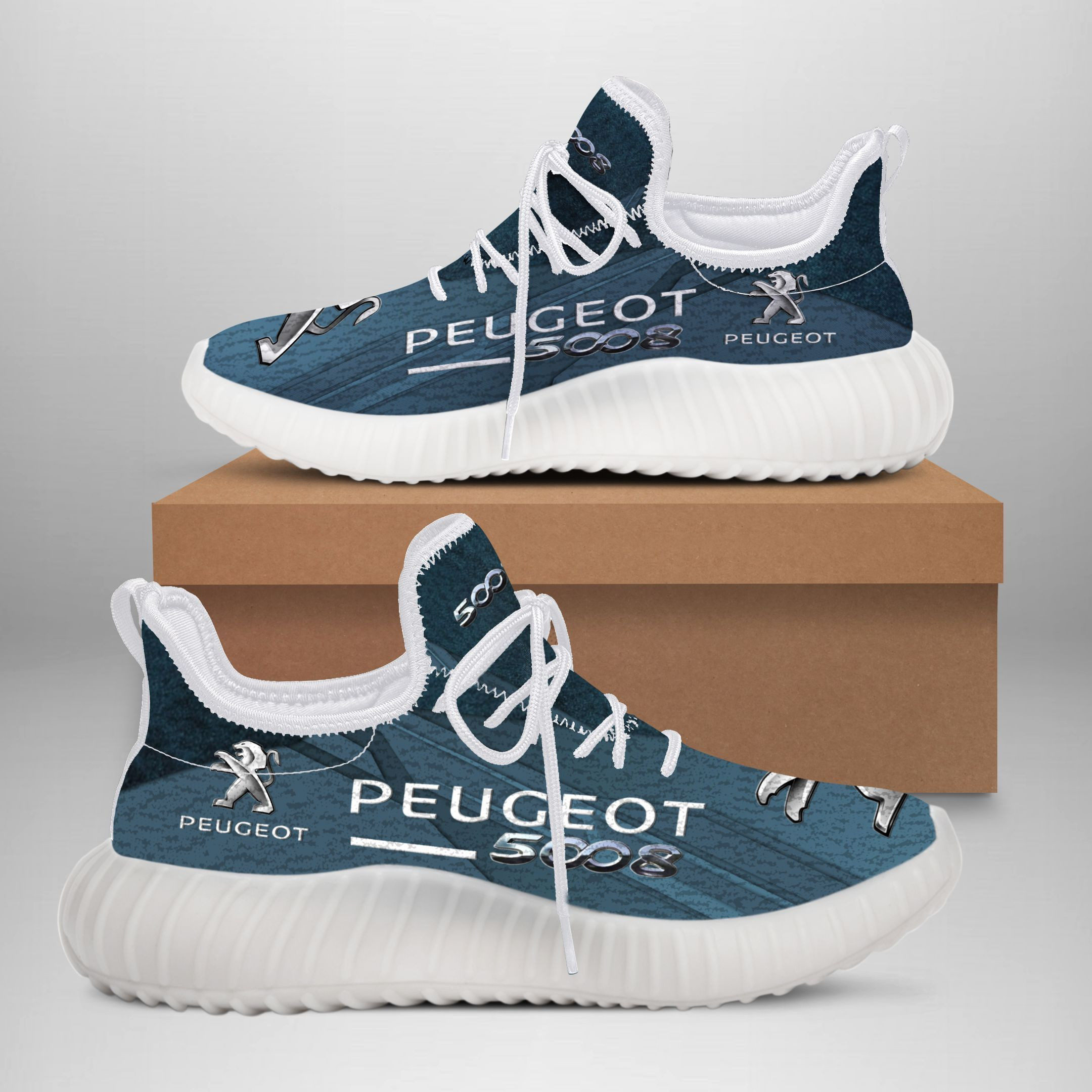 Peugeot 5008- YZ Schuhe Ver2 (Blau Grau)