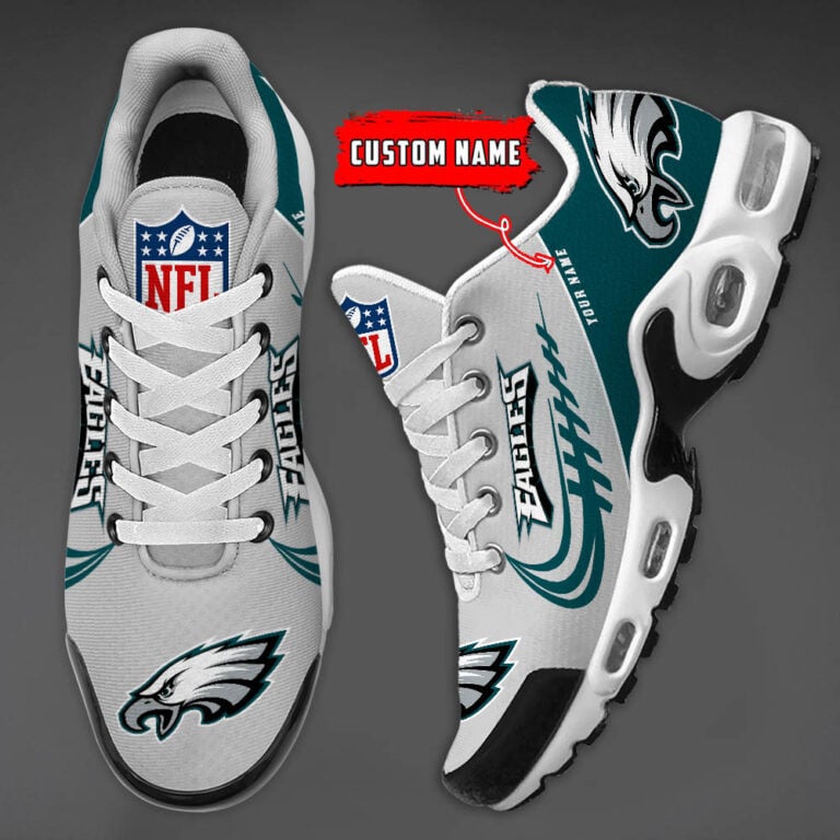 Philadelphia Eagles individueller Name-TN-Schuhe und Baseball-Jersey-Shirt, perfektes Geschenk-DS001
