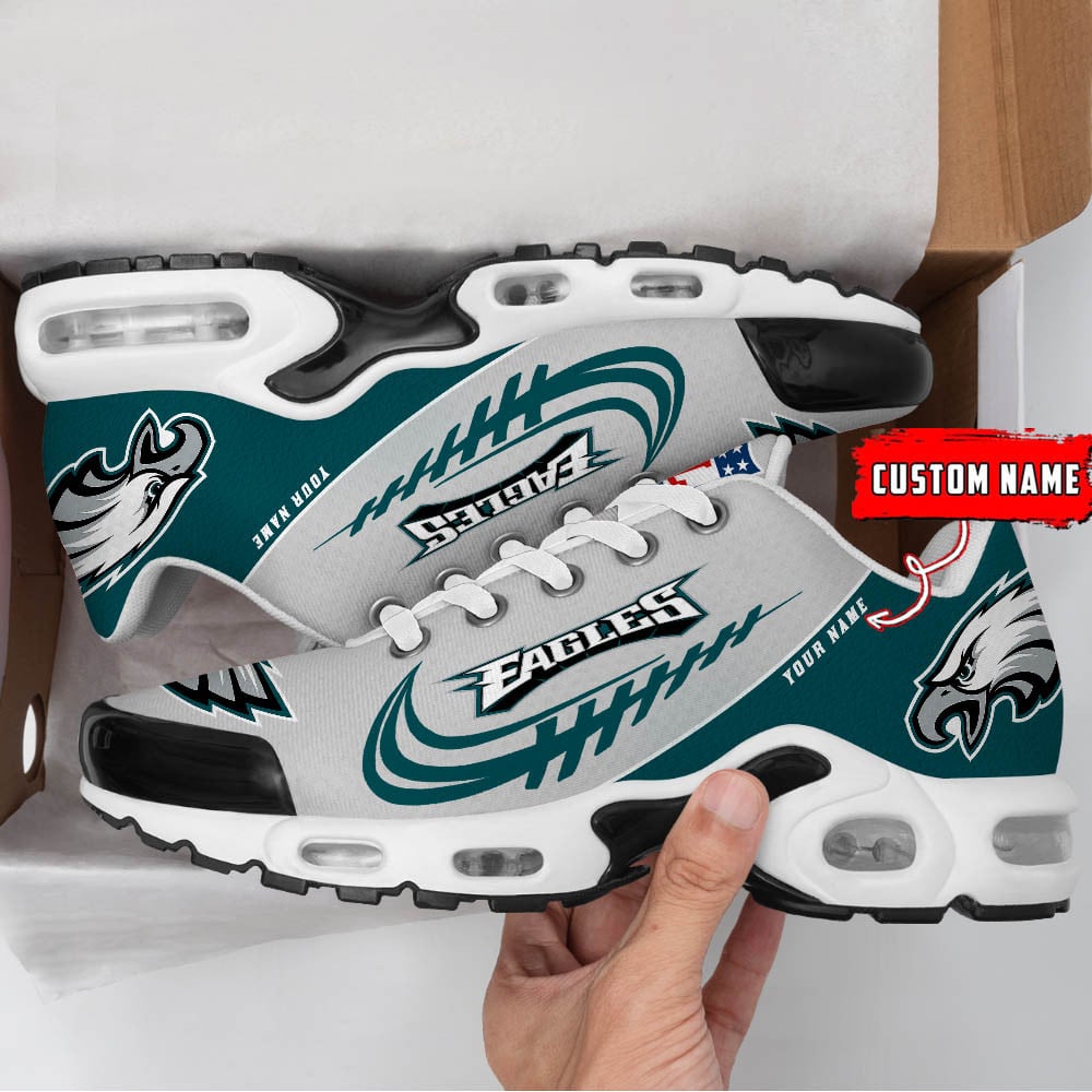 Philadelphia Eagles individueller Name-TN-Schuhe und Baseball-Jersey-Shirt, perfektes Geschenk-DS001