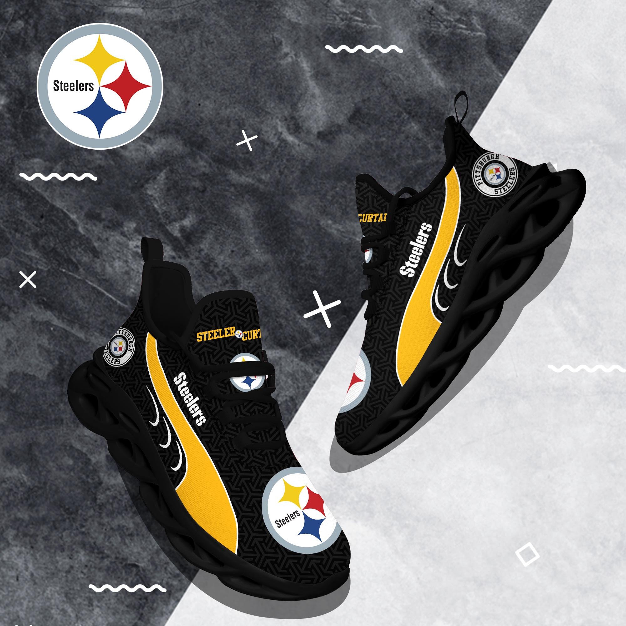 Pittsburgh Steelers Clunky Schuhe T-42107