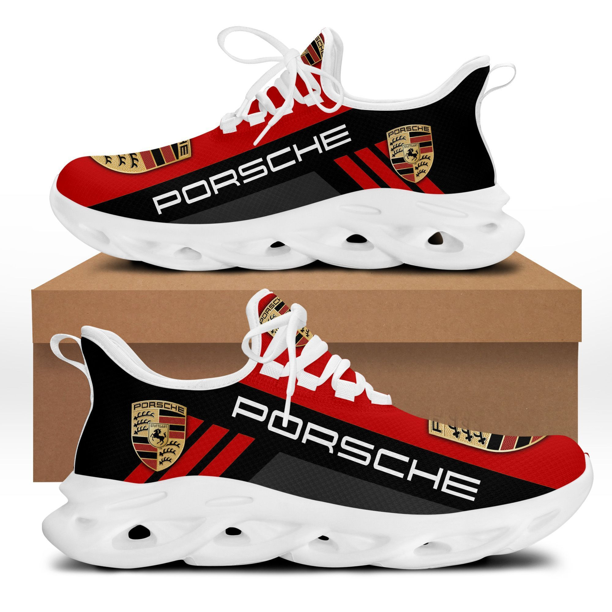 Porsche TNT-HT BS Laufschuhe Ver 2 (Rot)
