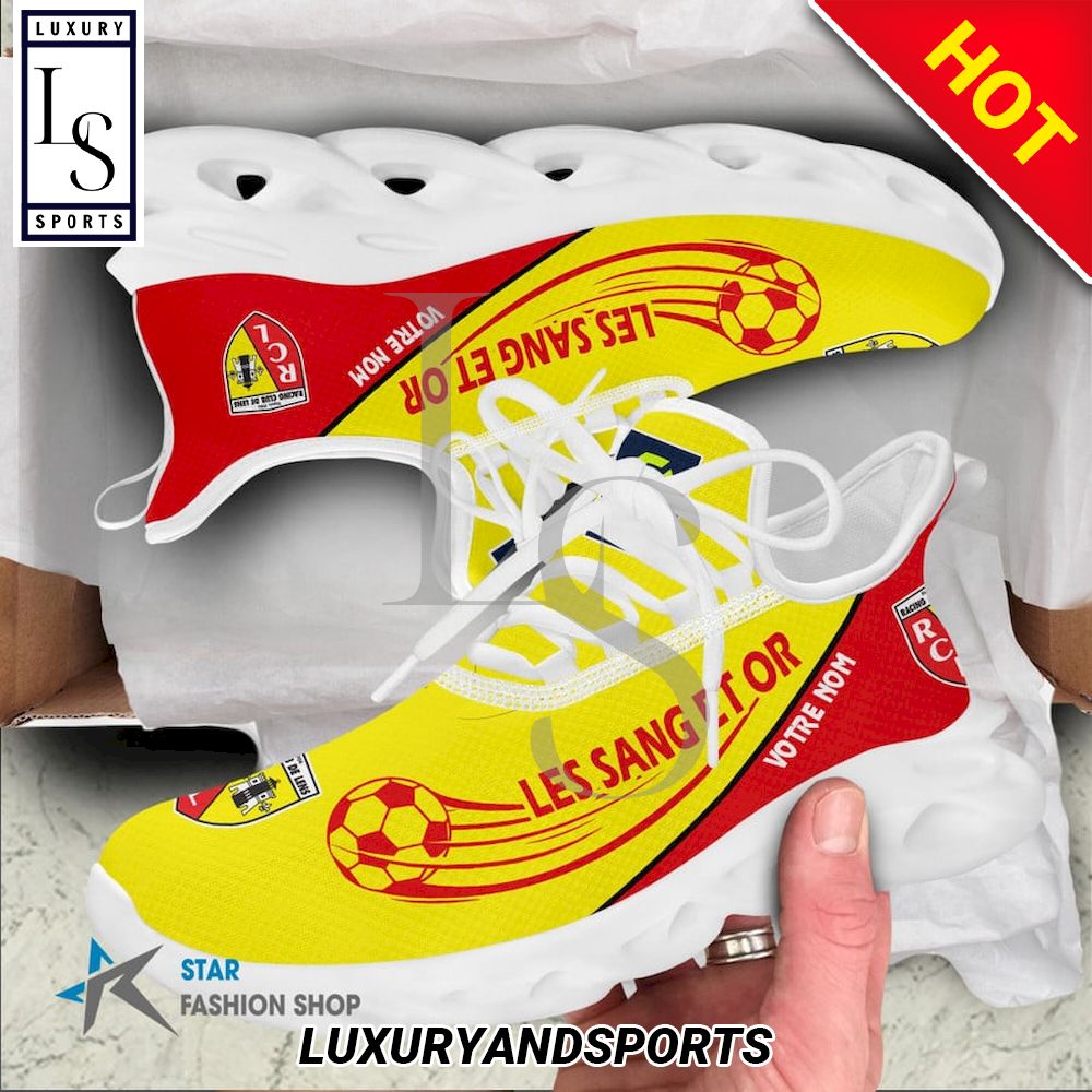 Racing Club de Lens Ligue 1 Benutzerdefinierter Name MAX SHOES