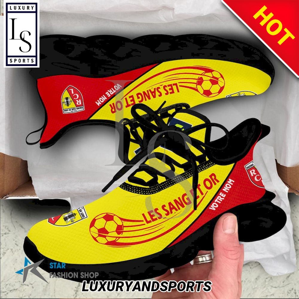 Racing Club de Lens Ligue 1 Benutzerdefinierter Name MAX SHOES