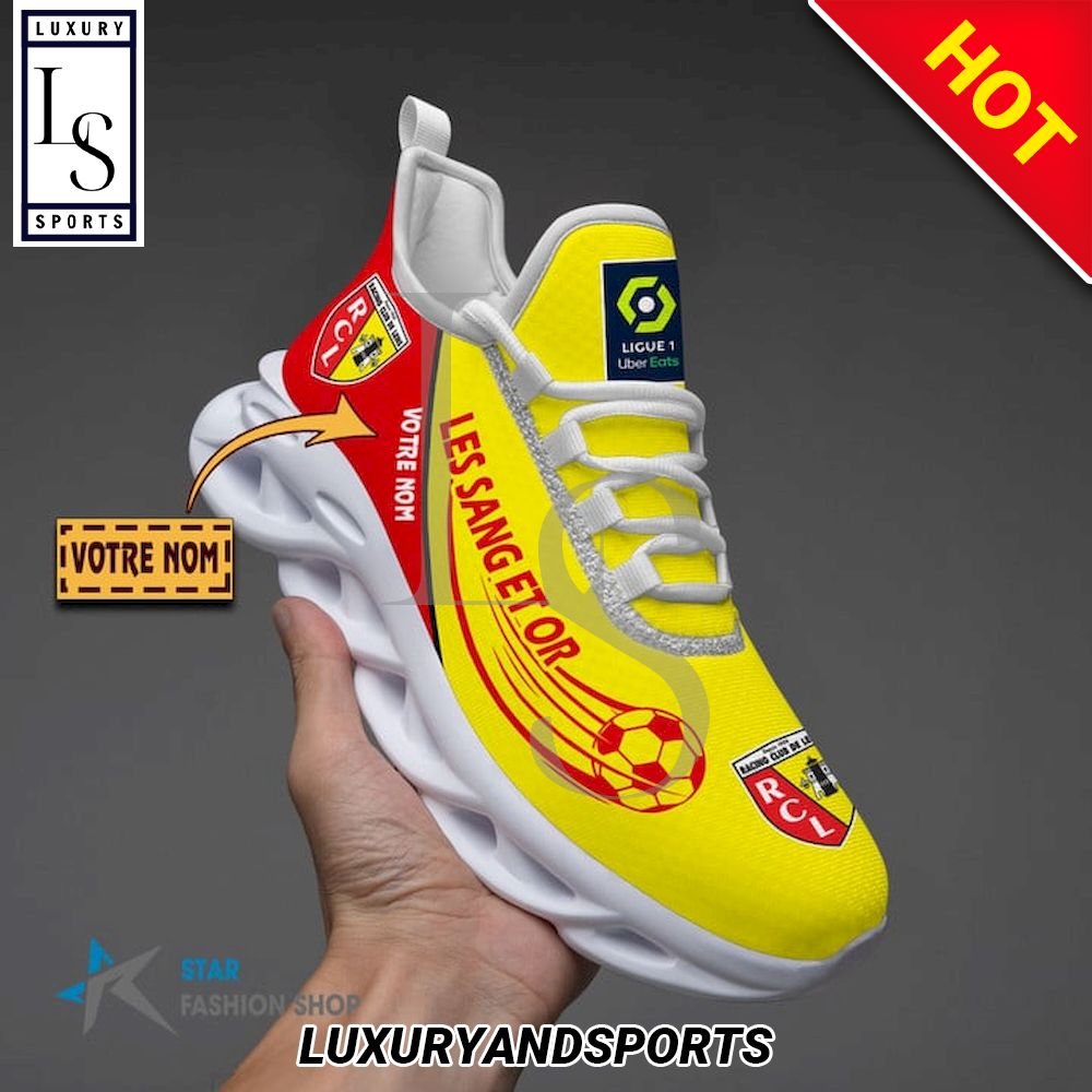 Racing Club de Lens Ligue 1 Benutzerdefinierter Name MAX SHOES
