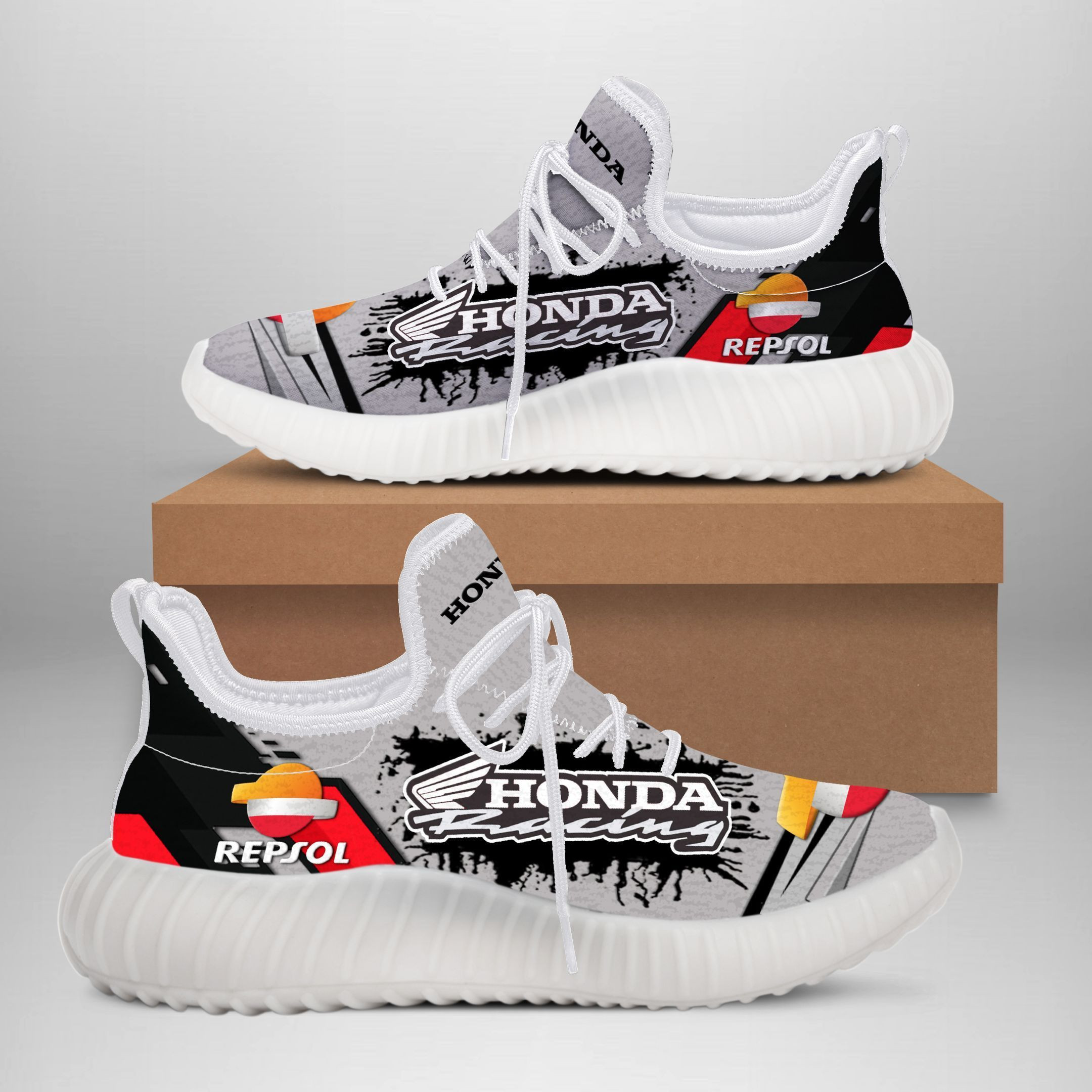 Repsol Honda Racing VTH YZ Schuhe Ver 1 (Grau)