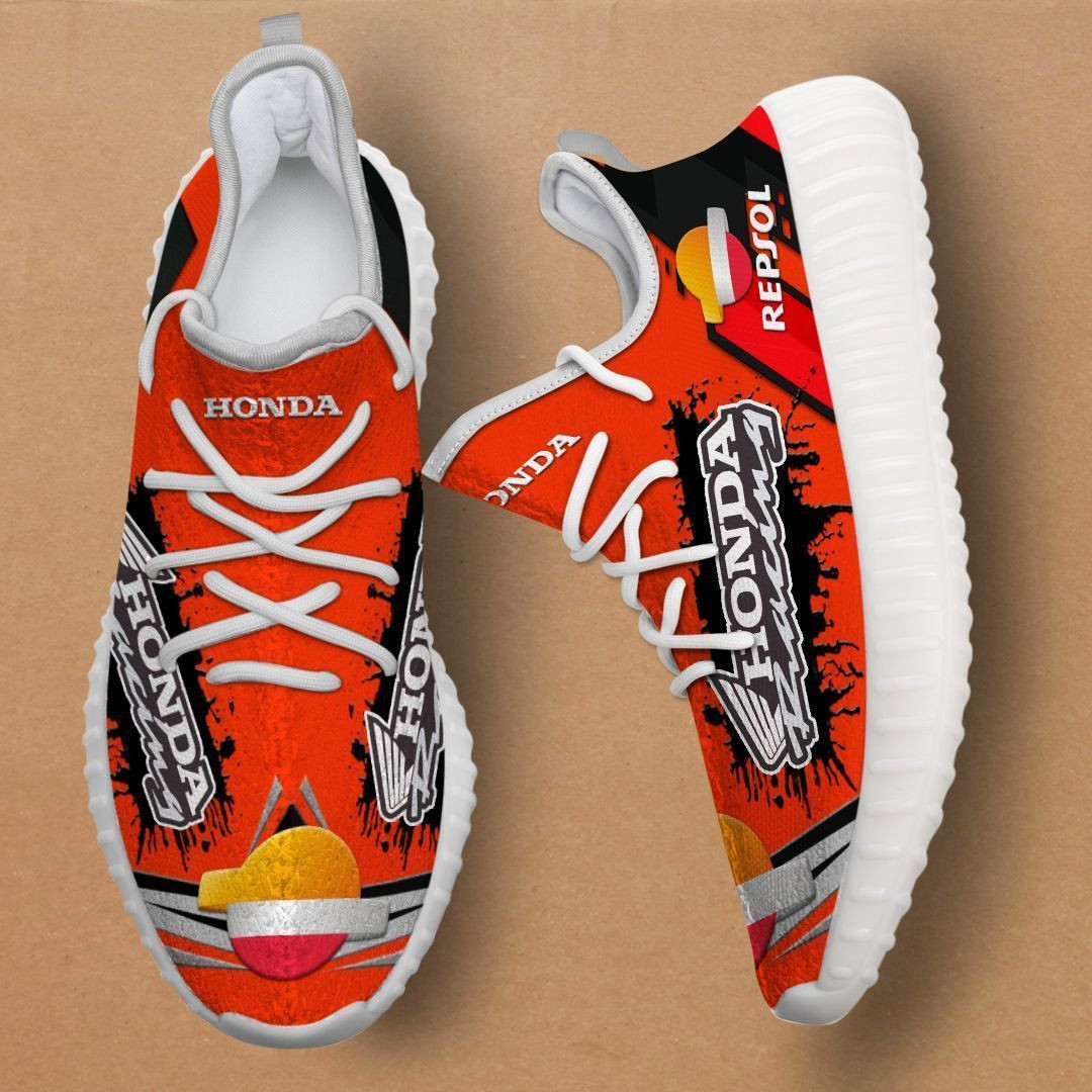 Repsol Honda Racing VTH YZ Schuhe Ver 1 (Orange-Rot)