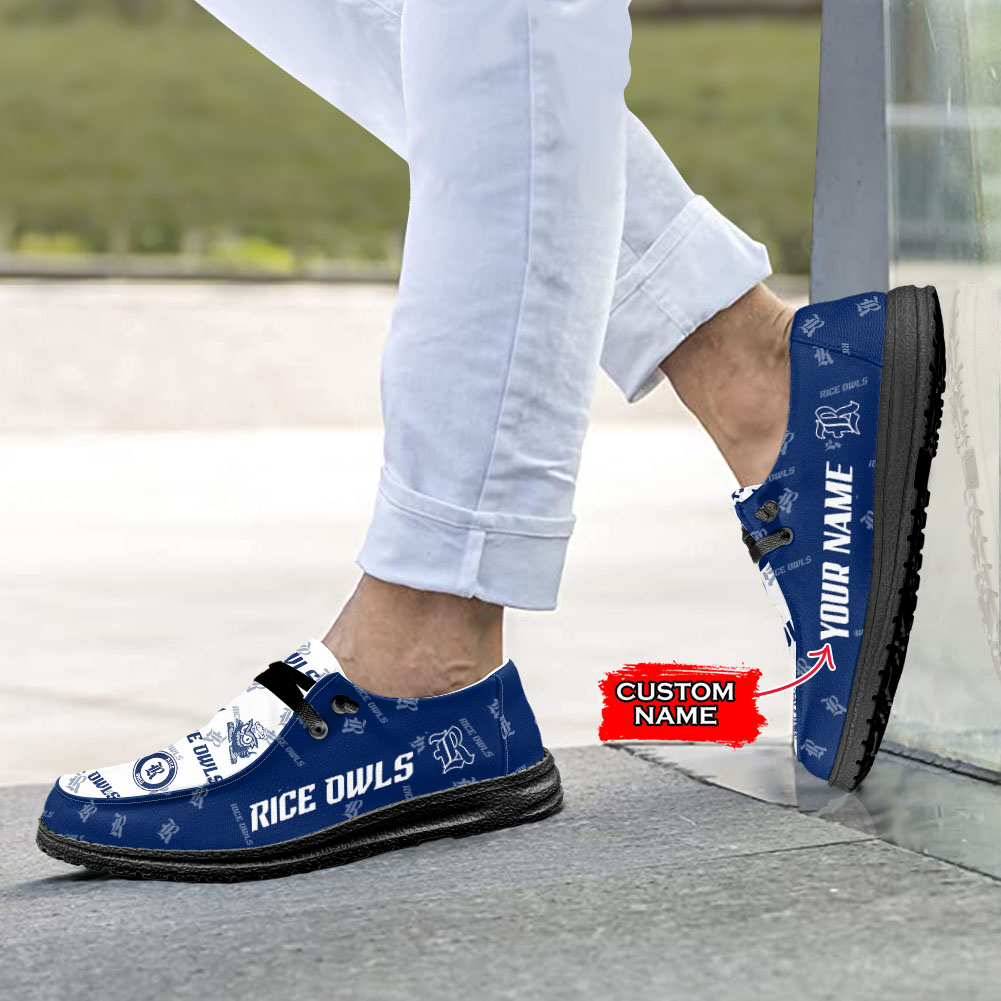 Rice Owls H-D Shoes Wally Herren-Slipper zum Schnüren für Männer und Frauen
