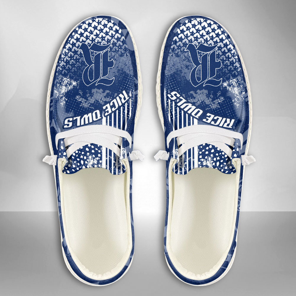 Rice Owls personalisierte H-D-Sportschuhe – individuelles Namensdesign
