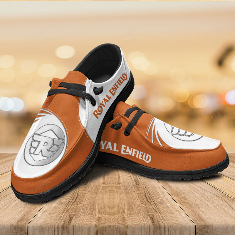Royal Enfield personalisierte Hey Dude Sportschuhe – individuelles Namensdesign, perfektes Geschenk für Fans