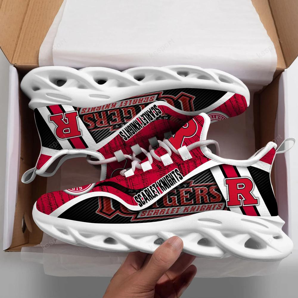 Rutgers Scarlet Knights personalisierte Max-Schuhe 2022