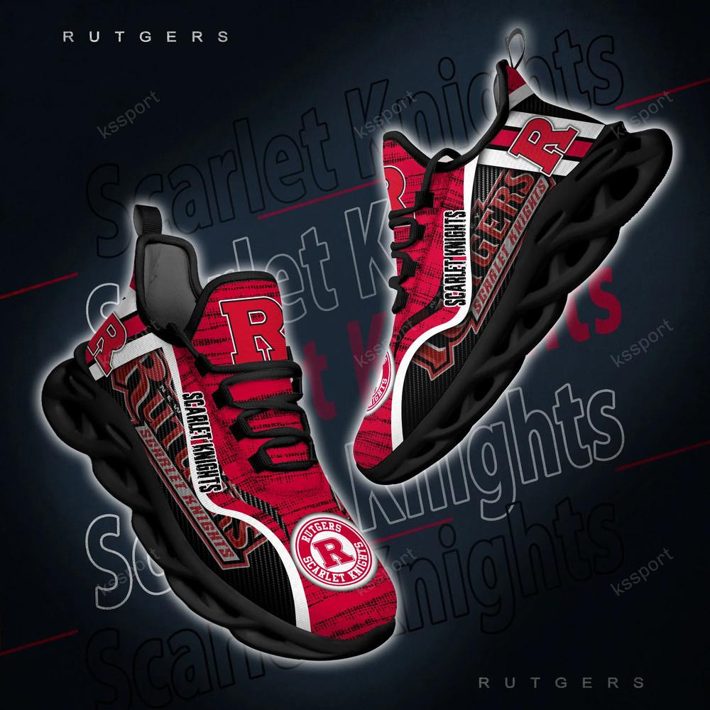 Rutgers Scarlet Knights personalisierte Max-Schuhe 2022