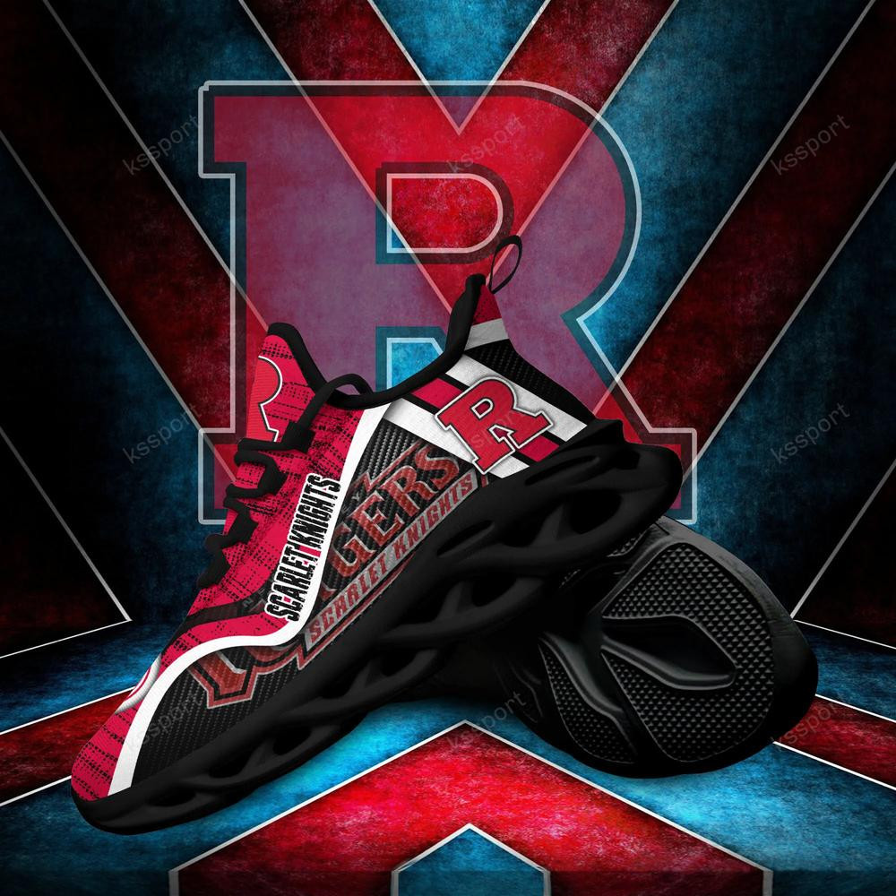 Rutgers Scarlet Knights personalisierte Max-Schuhe 2022