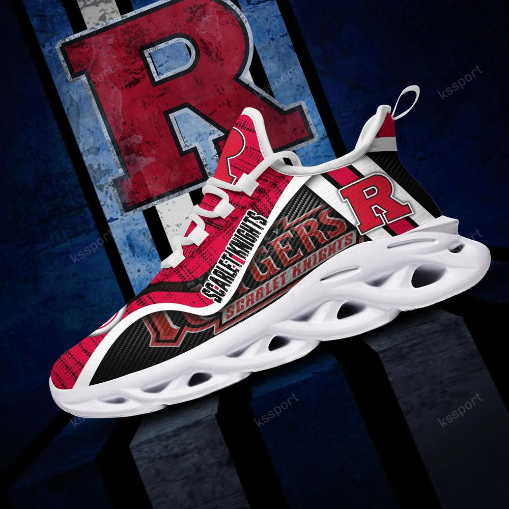Rutgers Scarlet Knights personalisierte Max-Schuhe 2022