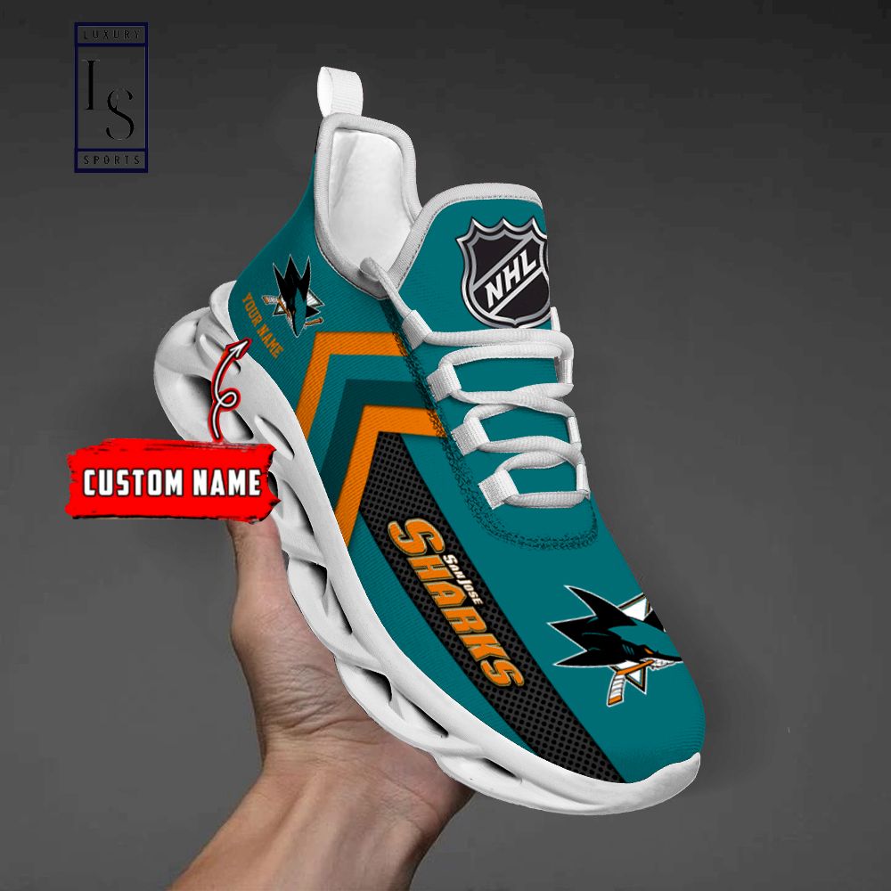 San Jose Sharks NHL personalisierte Max-Schuhe