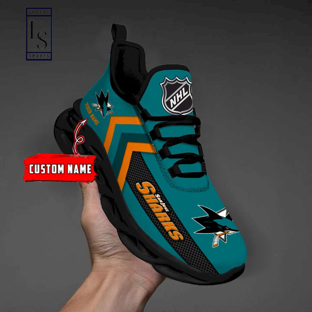 San Jose Sharks NHL personalisierte Max-Schuhe