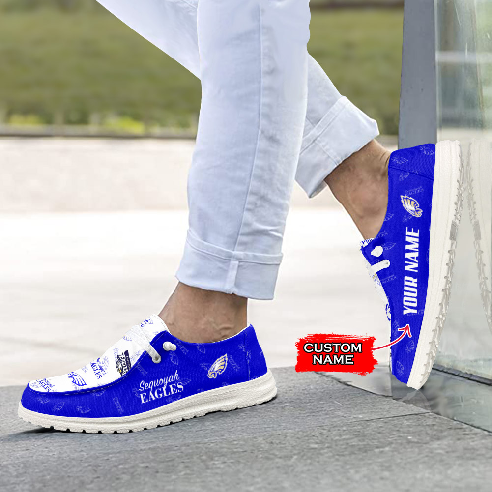 Sequoyah Eagles personalisierte H-D-Sportschuhe – individuelles Namensdesign