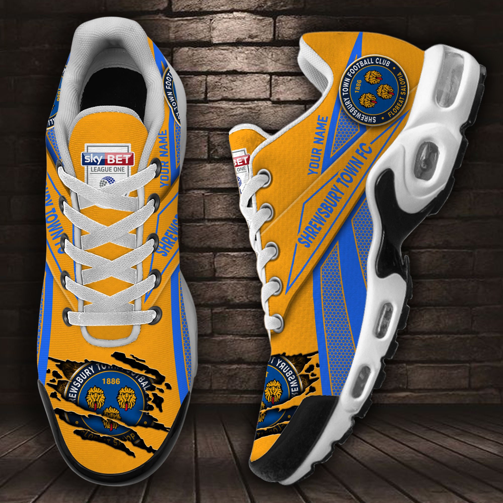 Shrewsbury Town TN Schuhe Turnschuhe für Männer und Frauen