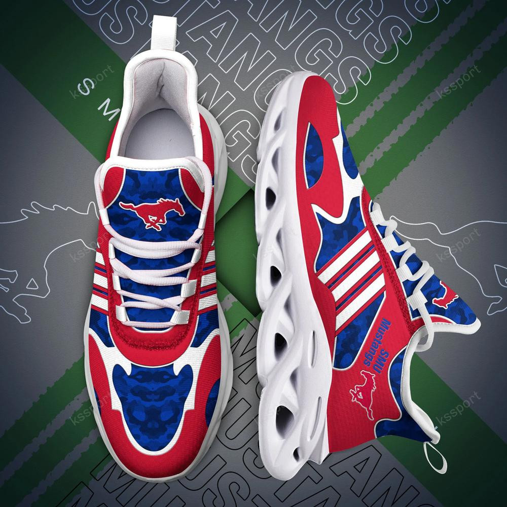 SMU Mustangs Max Soul Clunky, Camo Running Sneakers für Fans aller Zeiten