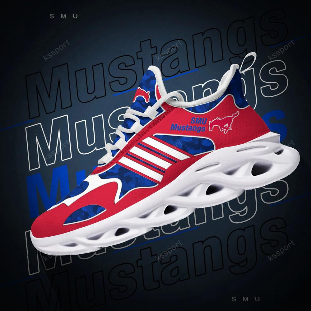 SMU Mustangs Max Soul Clunky, Camo Running Sneakers für Fans aller Zeiten