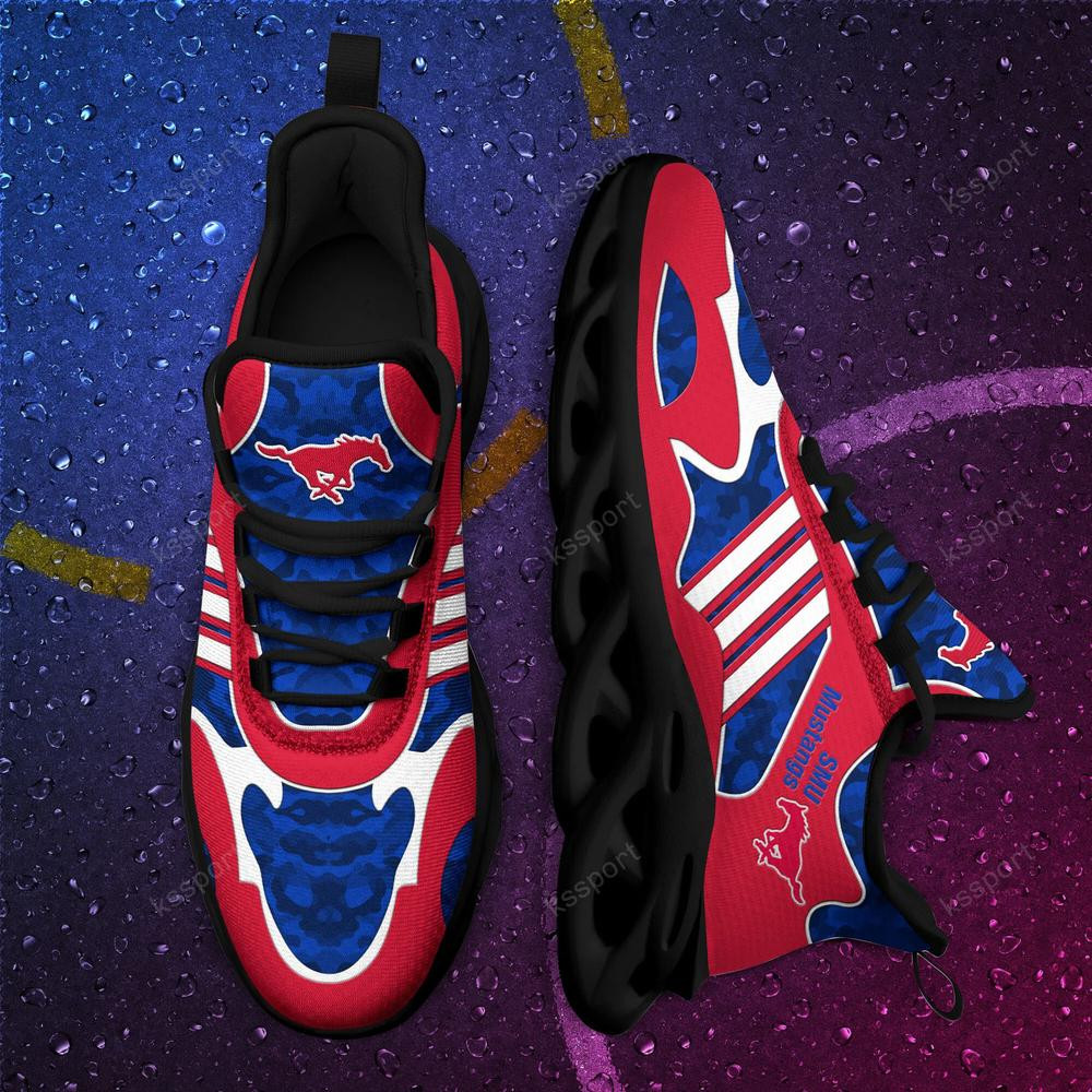 SMU Mustangs Max Soul Clunky, Camo Running Sneakers für Fans aller Zeiten