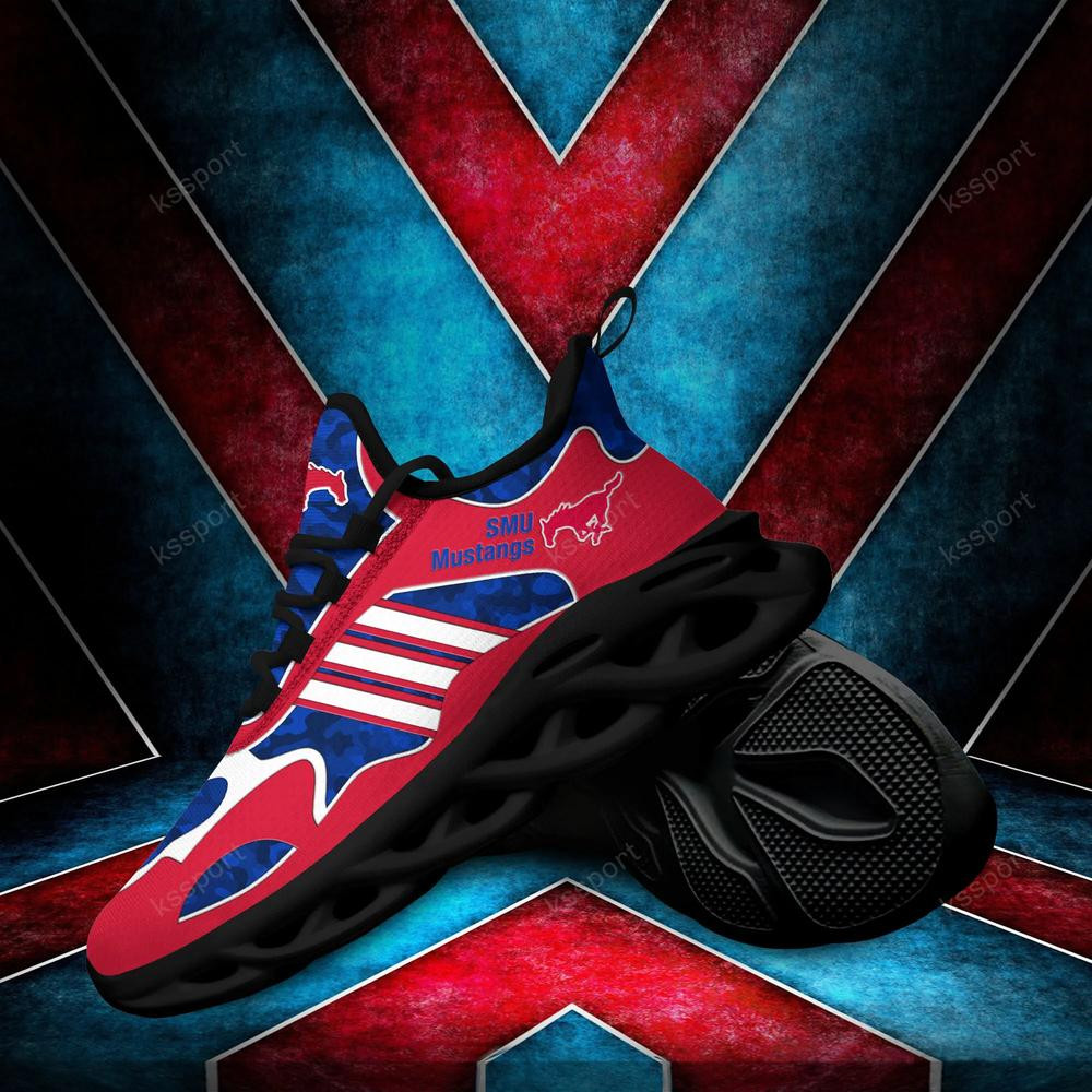 SMU Mustangs Max Soul Clunky, Camo Running Sneakers für Fans aller Zeiten