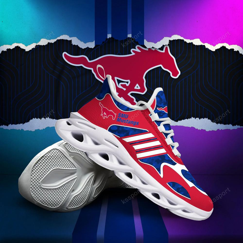 SMU Mustangs Max Soul Clunky, Camo Running Sneakers für Fans aller Zeiten