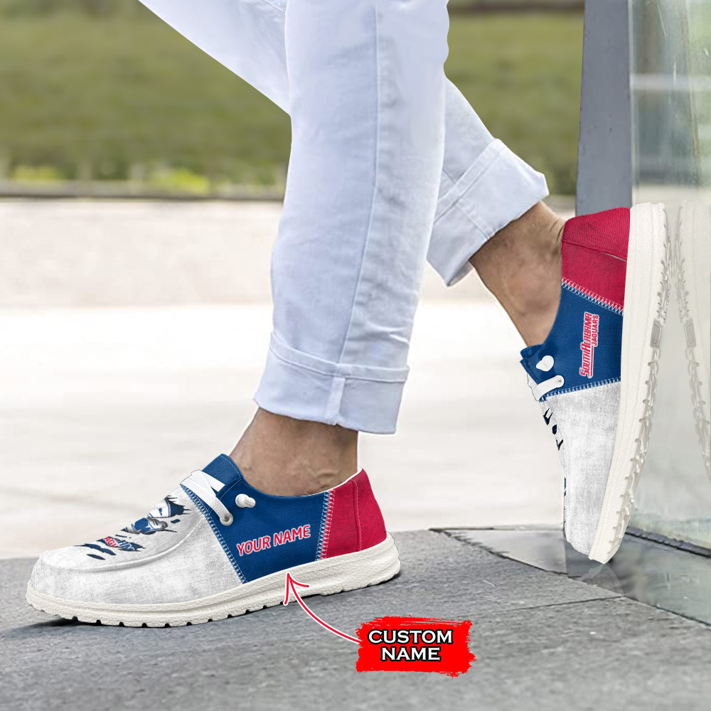 South Alabama Jaguars H-D Shoes Wally Herren-Schnürhalbschuhe für Damen und Herren