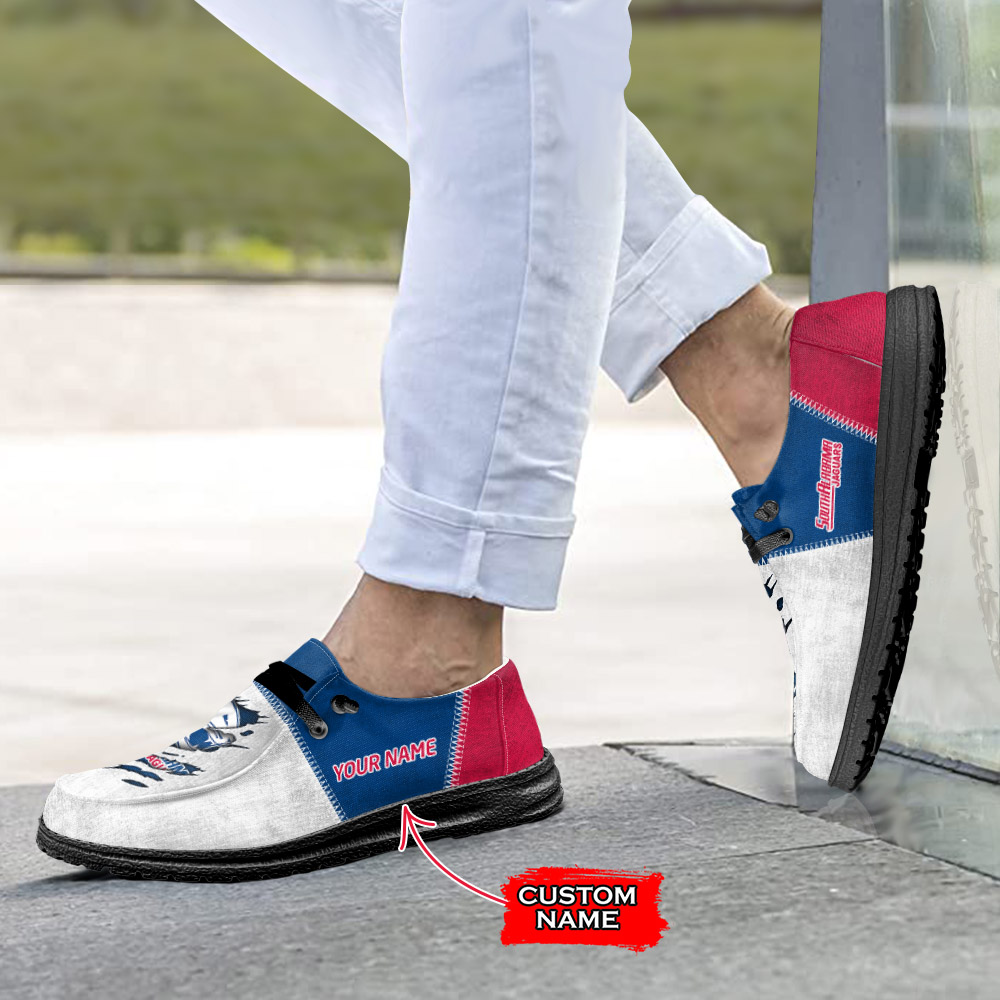 South Alabama Jaguars H-D Shoes Wally Herren-Schnürhalbschuhe für Damen und Herren