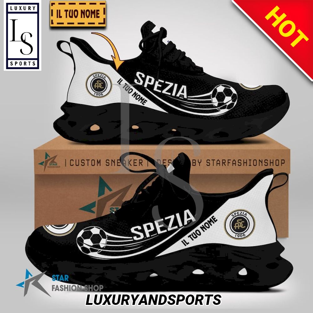 Spezia Calcio Serie A Benutzerdefinierter Name MAX SHOES