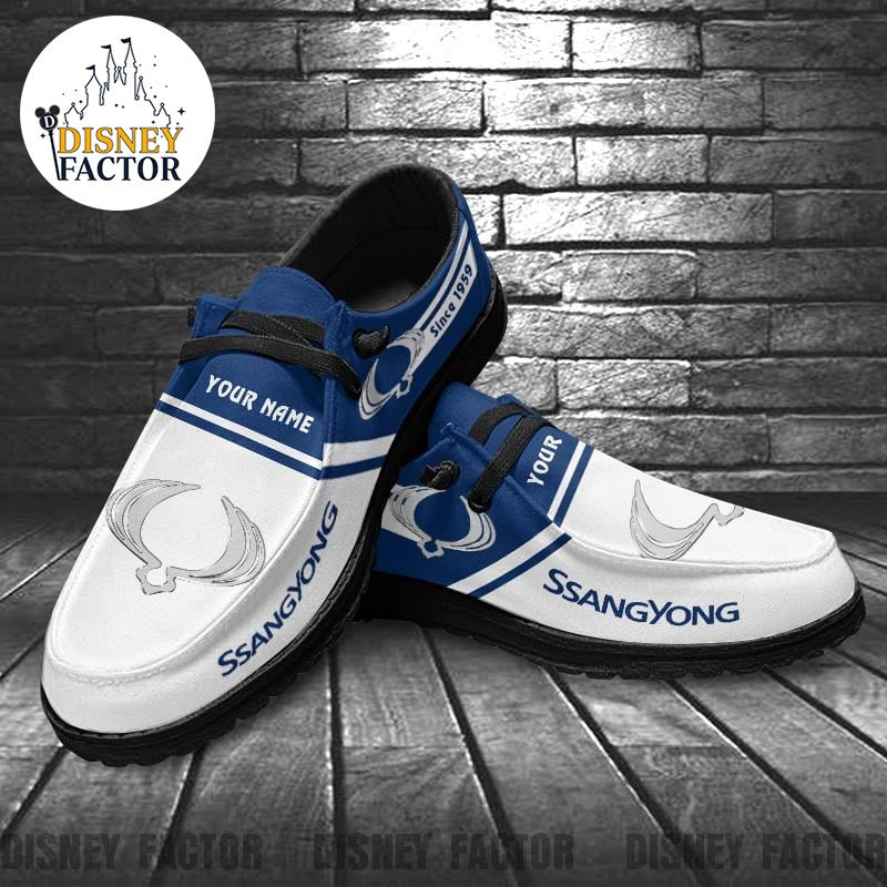 SsangYong Motor Car personalisierte H-D-Sportschuhe – individuelles Namensdesign