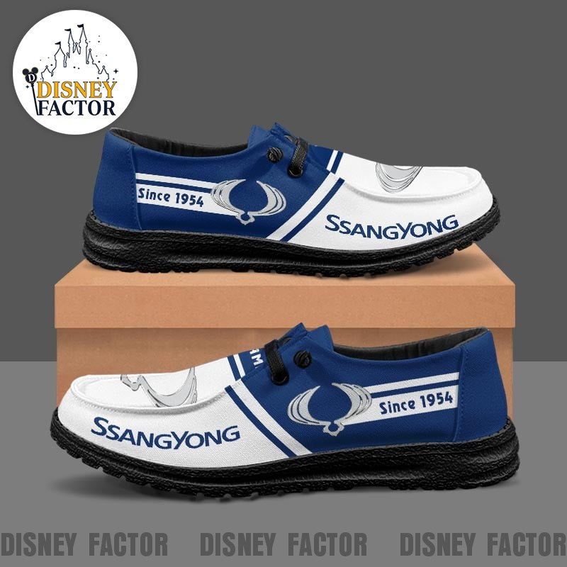 SsangYong Motor Car personalisierte H-D-Sportschuhe – individuelles Namensdesign