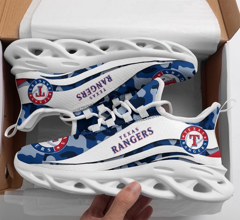 StockteeTexas Rangers Camo Pattern MAX SHOES NEU019760