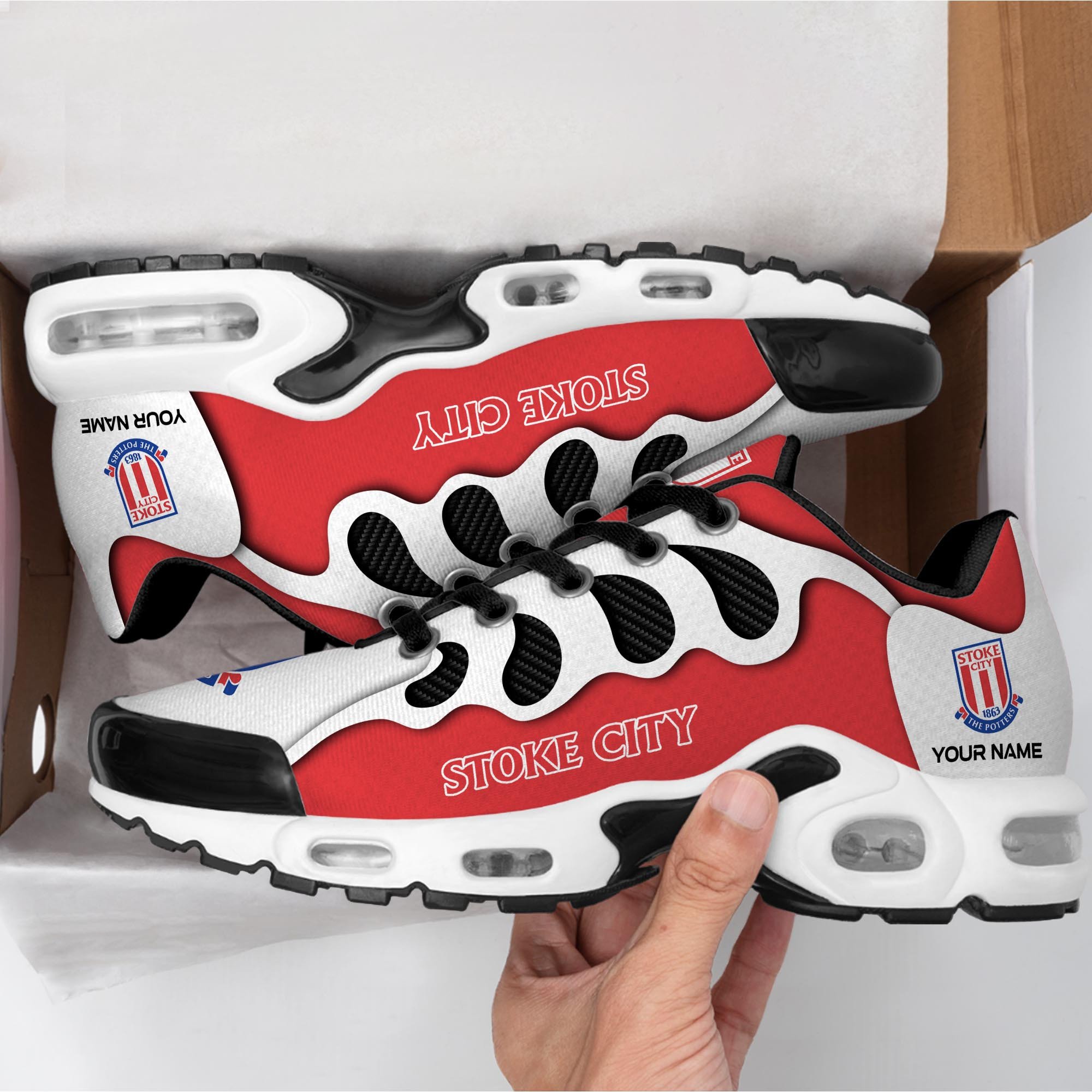 Stoke City F.C TN Schuhe Turnschuhe für Männer und Frauen