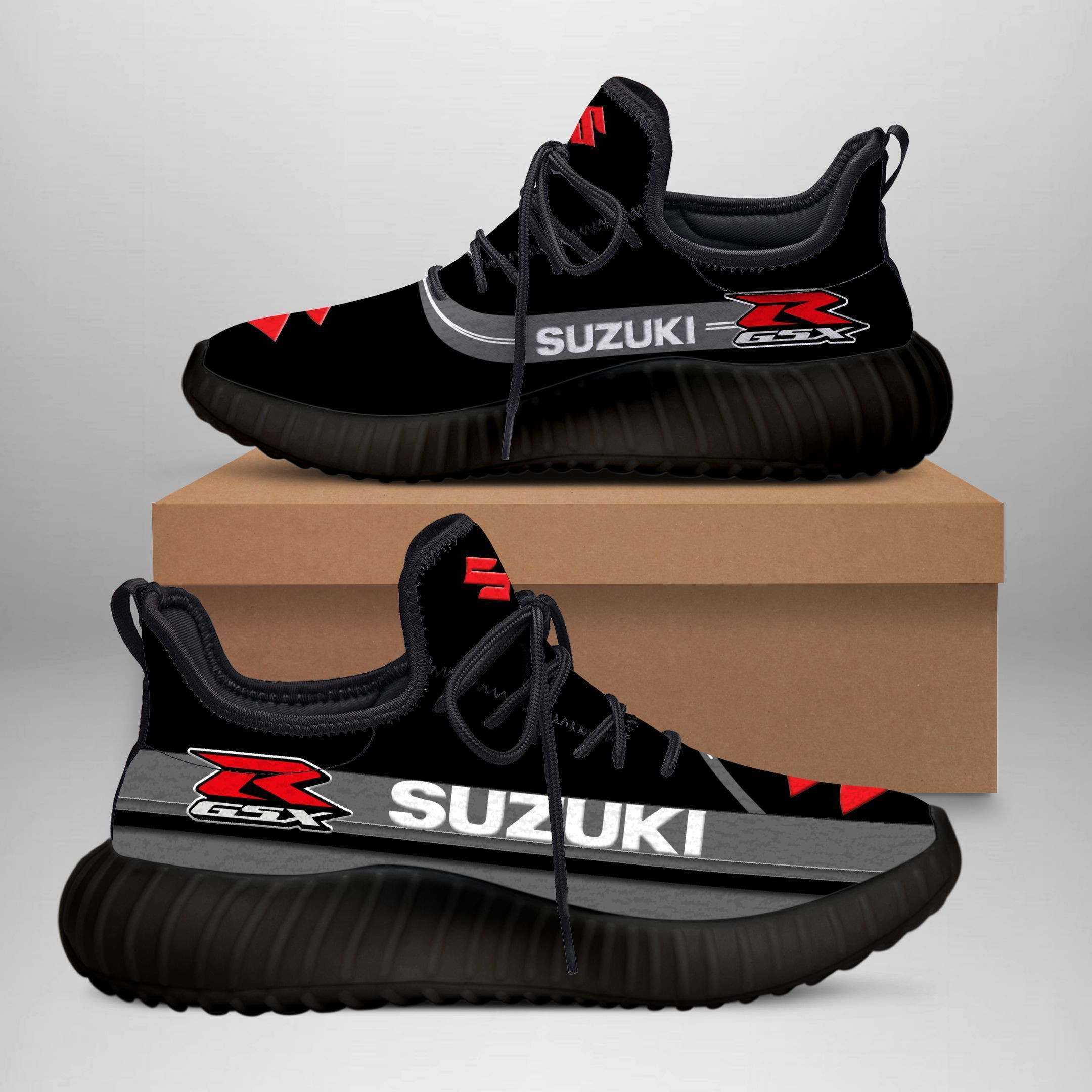 Suzuki GSX-R YZ Schuhe Ver2 (Schwarz)