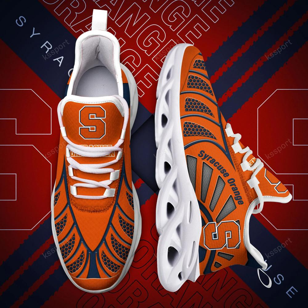 Syracuse Orange Max Soul Clunky, schwarz-weiße Laufschuhe