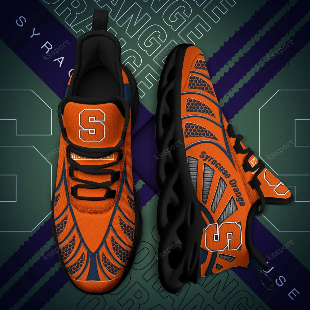 Syracuse Orange Max Soul Clunky, schwarz-weiße Laufschuhe