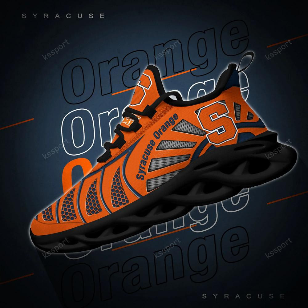 Syracuse Orange Max Soul Clunky, schwarz-weiße Laufschuhe